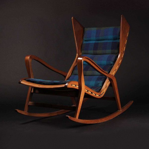 Italian Rocking Chair Model 572 By Cassina - Image 2