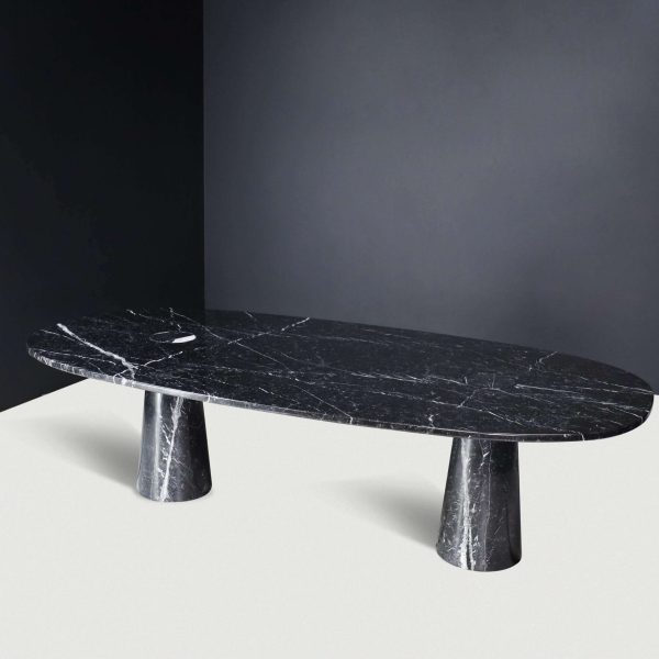Angelo Mangiarotti for Skipper 'Eros' Large Oval Dining Table or Executive Desk - Image 2