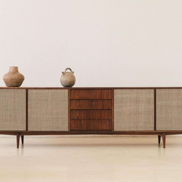 Credenza, Unknown, Caviuna and Cane, Carlo Hauner and Martin Eisler, c. 1955 - Image 3