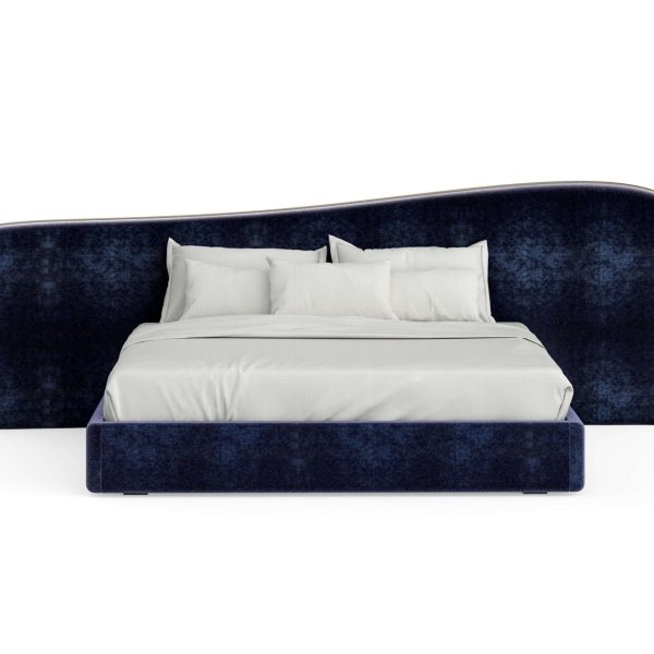 Modern Free Hands DEDAR Silk Velvet Bed US King Handmade Portugal Greenapple - Image 4