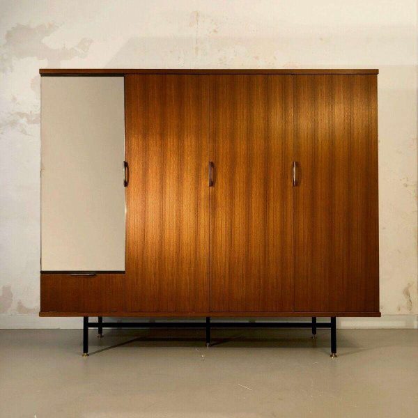A Large "RECONSTRUCTION" Wardrobe by Joseph-André Motte, Charron, France 1950 - Image 2