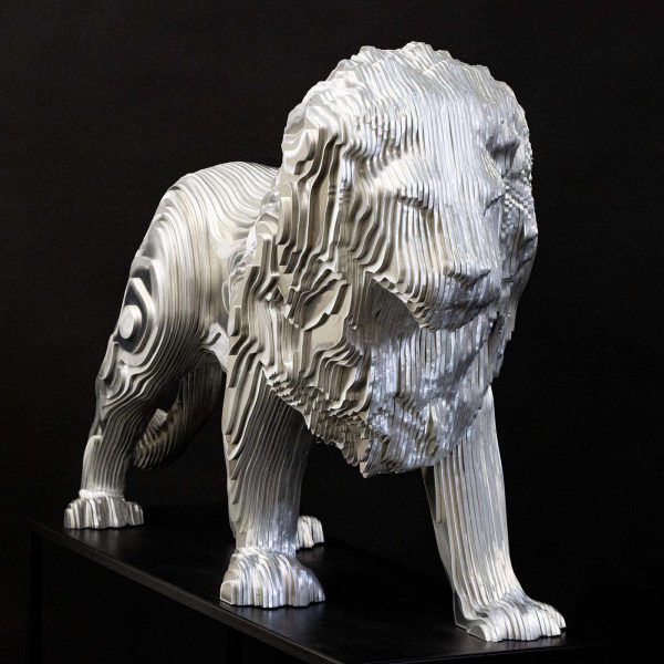 Lion Polished Sculpture - Image 4