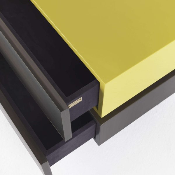 Pair 21st Century Martinica Night Tables 2 Drawers by Roberto Cavalli Home Interiors - Image 4