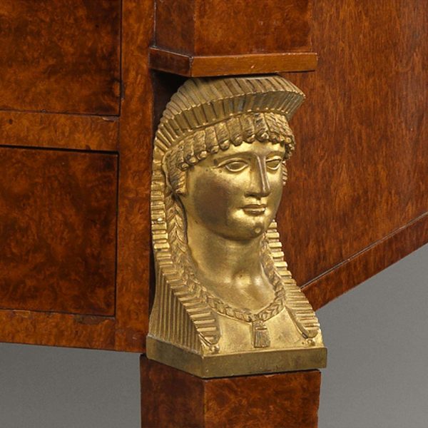 Empire Style Gilt-Bronze Mounted Bureau Plat by Maison Forest, circa 1900 - Image 4