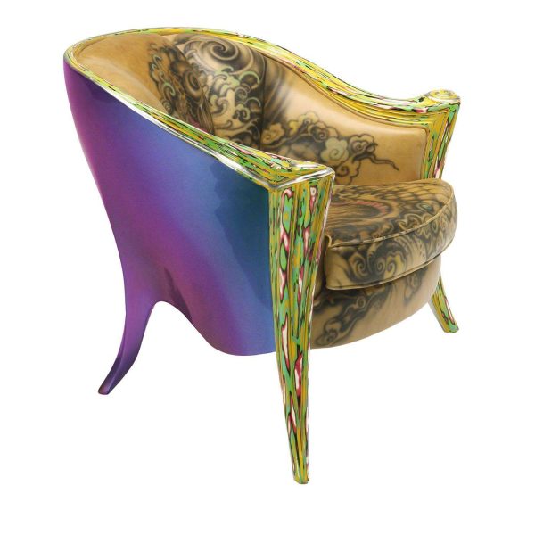 Opus Tattoo Armchair by Carlo Rampazzi - Image 4