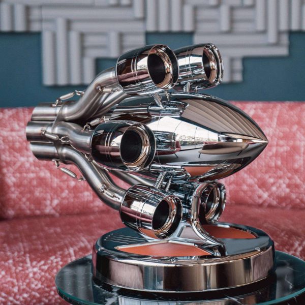 Aircraft Engine Chrome Speaker - Image 2