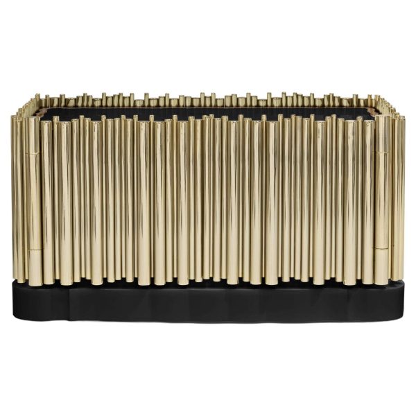 Pair Symphony Nightstand - Hand-Crafted Gold Plated Brass - Boca do Lobo