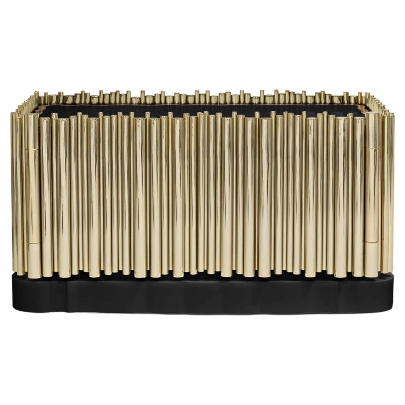 Pair Symphony Nightstand - Hand-Crafted Gold Plated Brass - Boca do Lobo