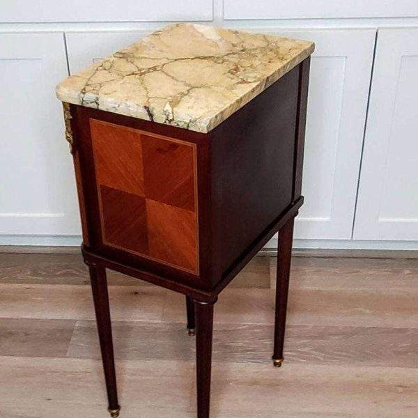 19th Century French Louis XVI Guillaume Grohé Signed Bedside Cabinet - Image 6