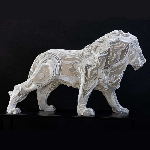 Lion Polished Sculpture - Image 5