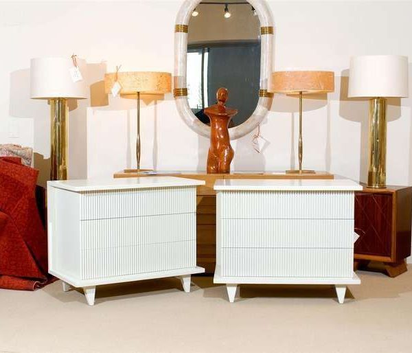 Exceptional Pair of Modern Commodes by American of Martinsville, circa 1950 - Image 8