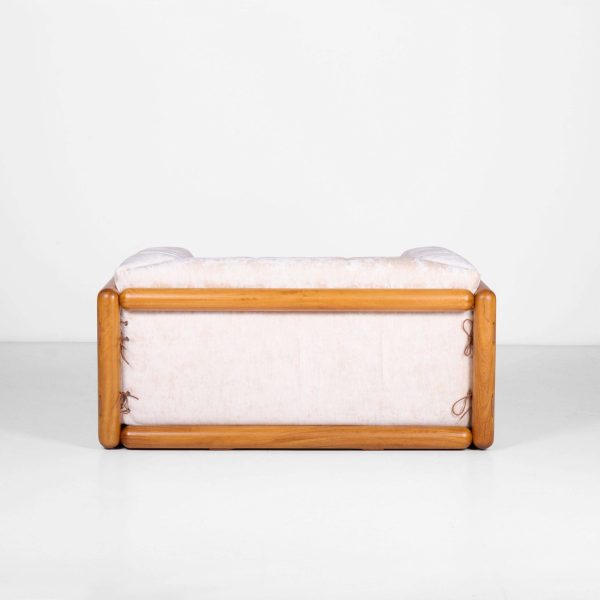 Pair of Cornaro 140 Armchairs by Carlo Scarpa with Ash Wood Structure, 1974 - Image 2