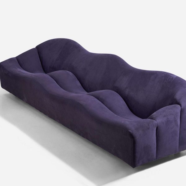 Pierre Paulin ABCD Sofa in Purple Velvet, Artifort, Netherlands, 1960s - Image 3