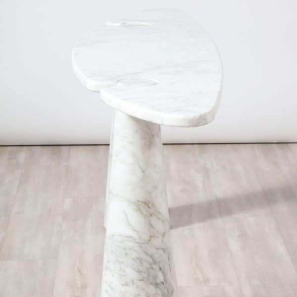 Angelo Mangiarotti 'Eros' Carrara Marble Console Table - Image 7