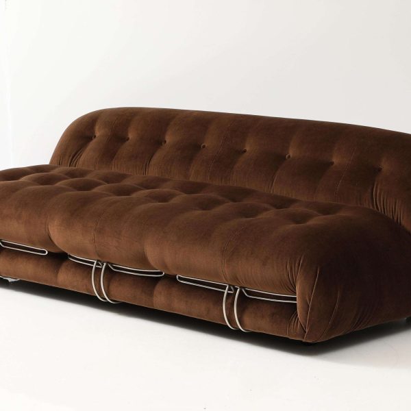 Afra and Tobia Scarpa 'Soriana' Three Seat Sofa for Cassina, Italy, 1969 - Image 4