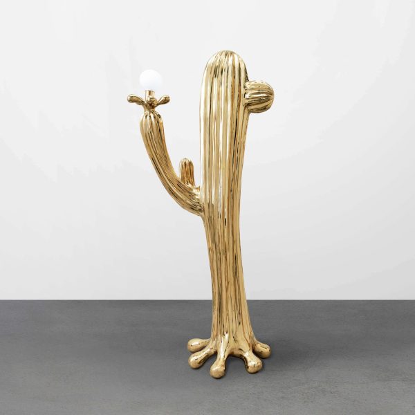 Saguaro No.2 Floor Lamp Polished Brass Gold by Zhipeng Tan - Image 3