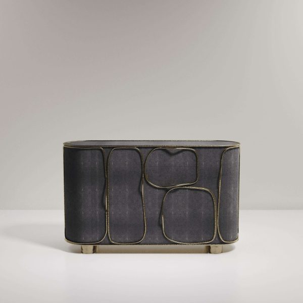 Shagreen Buffet with Bronze-Patina Brass Details by R&Y Augousti - Image 3