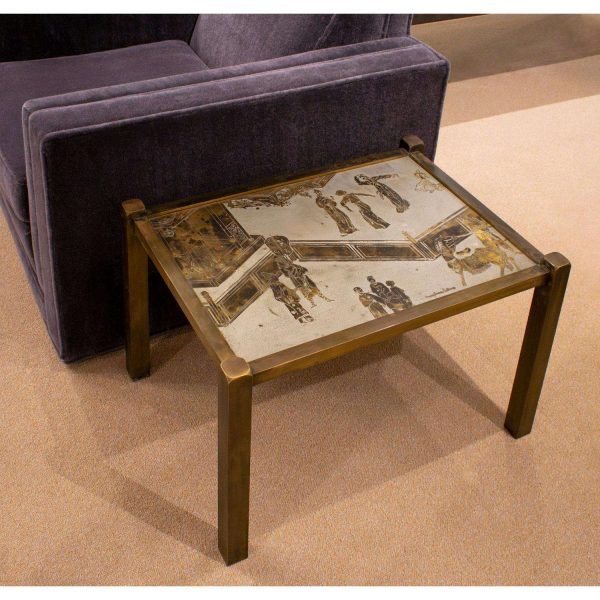 Philip and Kelvin LaVerne "Tao" End Table 1960s (Signed) - Image 9
