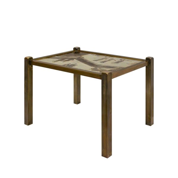 Philip and Kelvin LaVerne "Tao" End Table 1960s (Signed) - Image 2