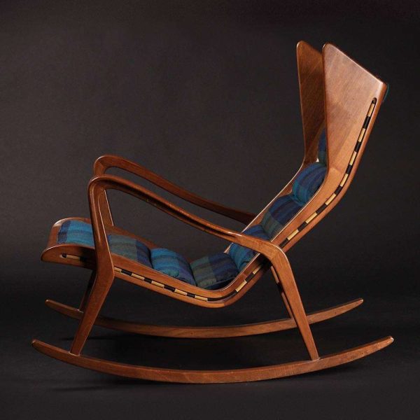 Italian Rocking Chair Model 572 By Cassina - Image 3