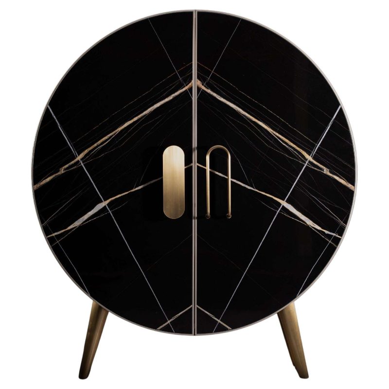 Bongo Bar Cabinet, Automated Doors, Handmade in Portugal by Greenapple