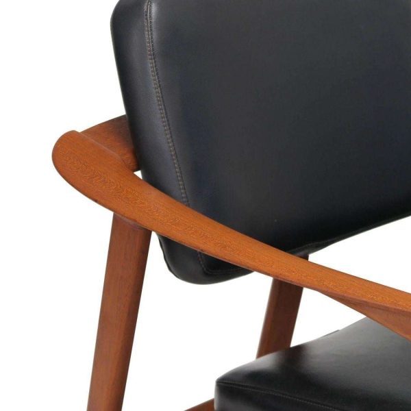 Folke Ohlsson Ascot Teak Frame Sofa in Black - Image 6