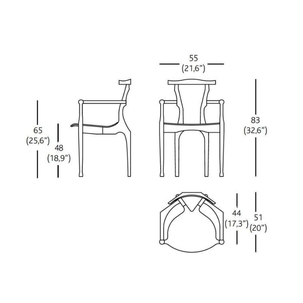 Set of 6 Contemporary "Gaulino" Dining Chairs by Oscar Tusquets, Natural Ash Wood - Image 2