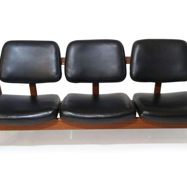 Folke Ohlsson Ascot Teak Frame Sofa in Black - Image 7