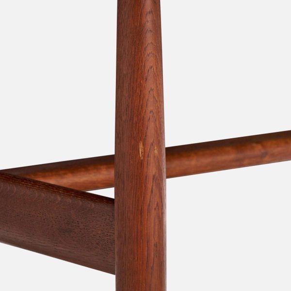 Hans Wegner Wishbone Desk, Oak, Teak, Denmark, 1950s - Image 6