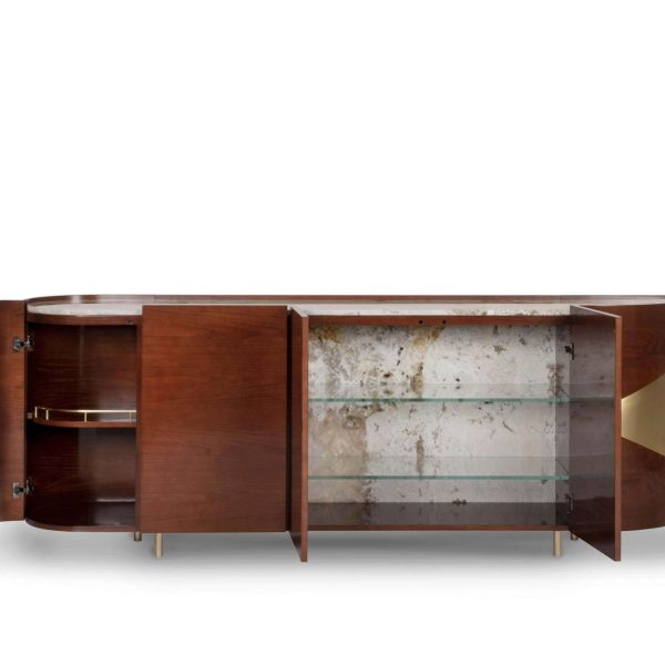 Modern Olival Cocktail Cabinet, Patagonia Stone, Handmade Portugal by Greenapple - Image 11