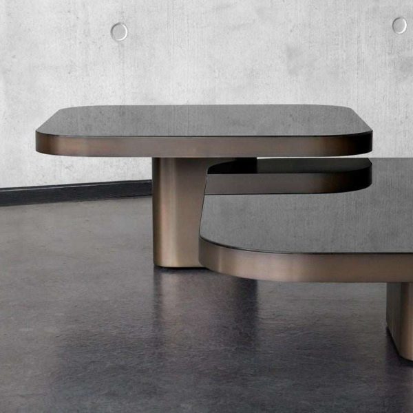 Customizable ClassiCon Set of Three Black Bow Coffee Tables by Guilherme Torres - Image 4