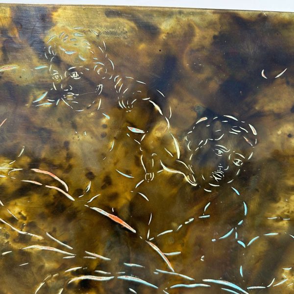 Philip & Kelvin LaVerne "Creation of Man" Bronze Coffee Table - Image 14