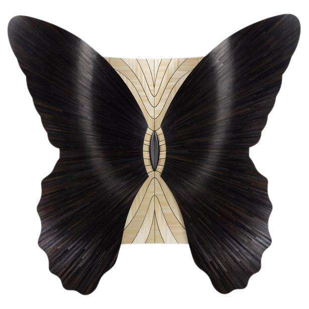 Jean-Luc Le Mounier, Large Papillon, Black Wings, Two-Door Cabinet, France, 2023