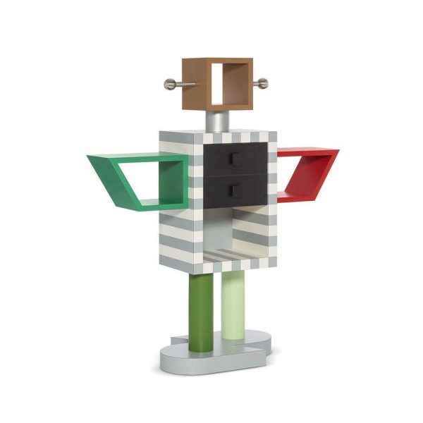 Ginza Wooden Robot by Umeda Masanori for Memphis Milano Collection - Image 2