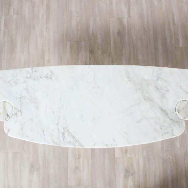Angelo Mangiarotti 'Eros' Carrara Marble Console Table - Image 4