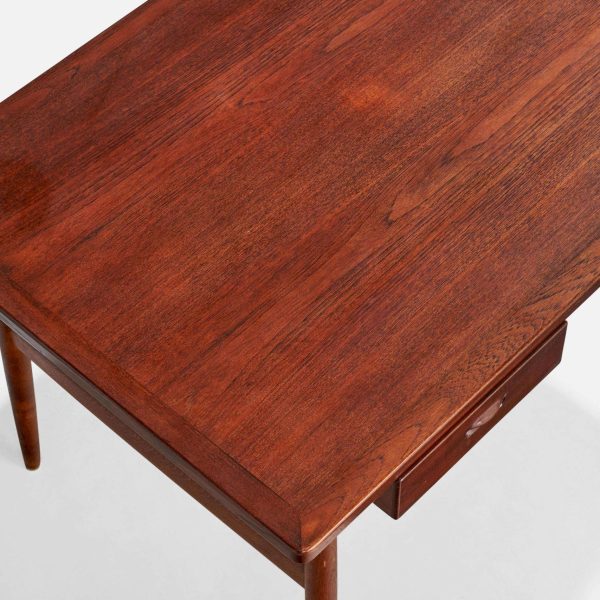 Hans Wegner Wishbone Desk, Oak, Teak, Denmark, 1950s - Image 10