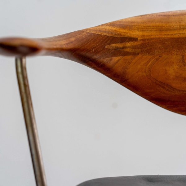 JH 502 Swivel Chair by Hans Wegner for Johannes Hansen, Denmark 1950s - Image 2