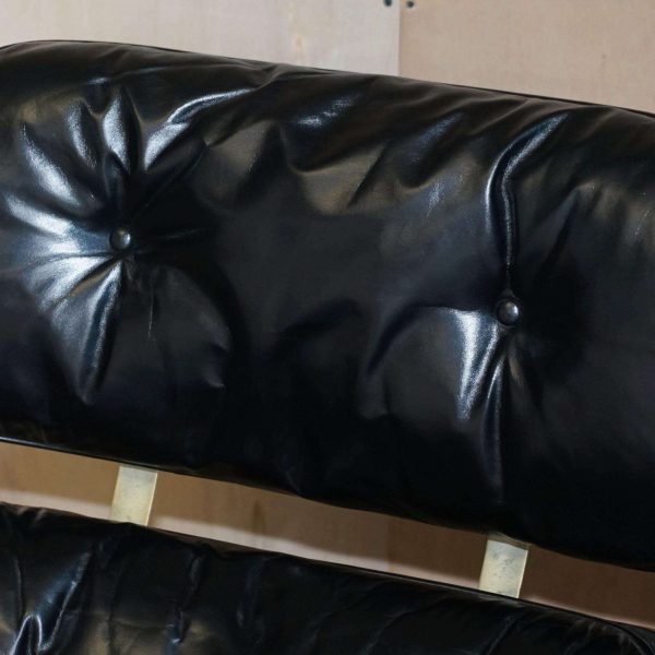 Restored 1960 Herman Miller No1 Hardwood Eames Lounge Armchair and Ottoman - Image 8