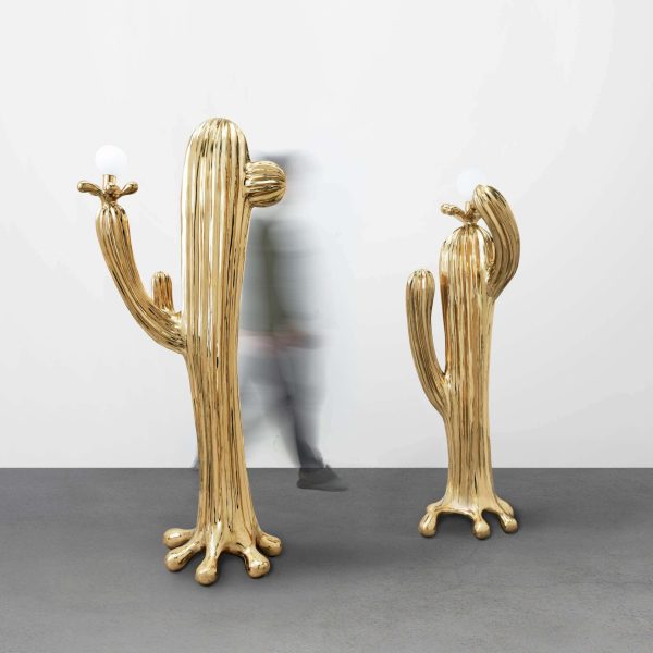 Saguaro No.2 Floor Lamp Polished Brass Gold by Zhipeng Tan - Image 2