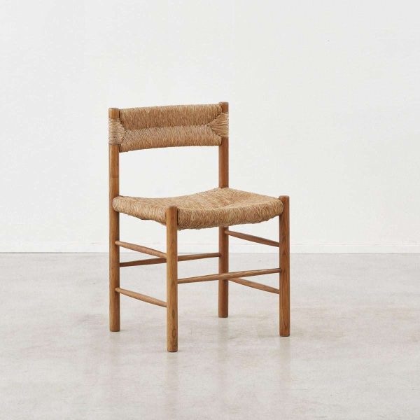 Set of Twelve Charlotte Perriand Dordogne Chairs for Robert Sentou, France c1950 - Image 9