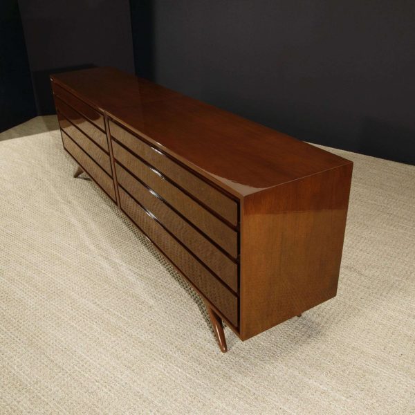 Important Double Dresser by Vladimir Kagan for Kagan-Dreyfuss, 1950s, Signed - Image 5