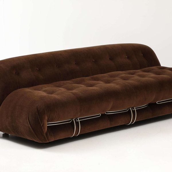 Afra and Tobia Scarpa 'Soriana' Three Seat Sofa for Cassina, Italy, 1969 - Image 13