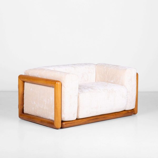 Pair of Cornaro 140 Armchairs by Carlo Scarpa with Ash Wood Structure, 1974 - Image 10