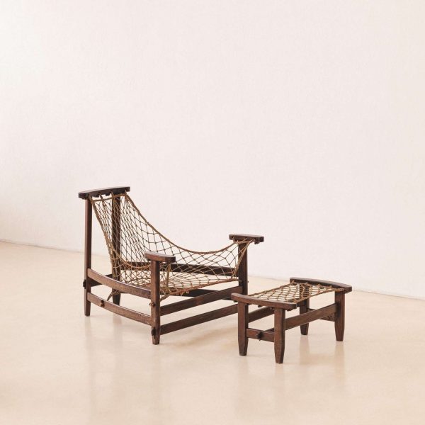 Jangada with Ottoman Armchair by Jean Gillon, Brazilian Midcentury Design, 1968 - Image 3