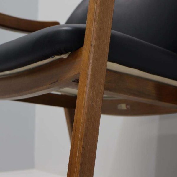 Chairs/Armchairs for Cassina Model 814 Leather, Set of Six by Ico Parisi - Image 9