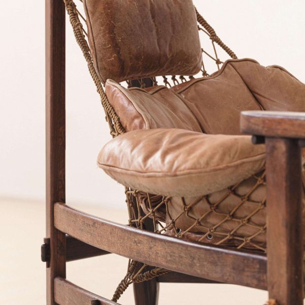 Jangada with Ottoman Armchair by Jean Gillon, Brazilian Midcentury Design, 1968 - Image 12