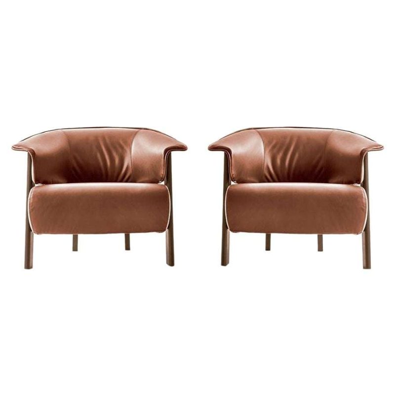 Set of Two "Back-Wing Armchair" by Patricia Urquiola for Cassina