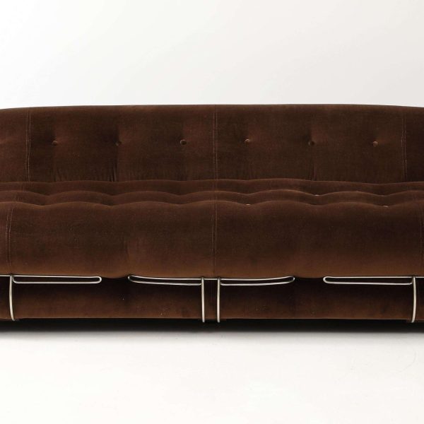 Afra and Tobia Scarpa 'Soriana' Three Seat Sofa for Cassina, Italy, 1969 - Image 2