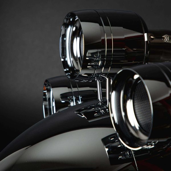 Aircraft Engine Chrome Speaker - Image 8