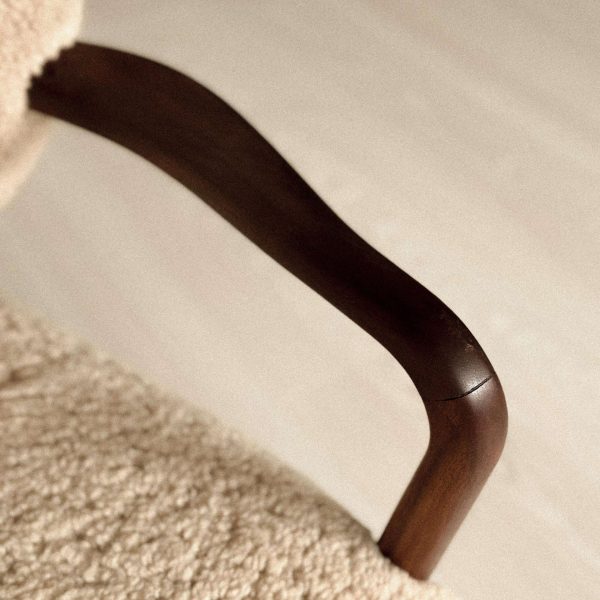 Rare Vintage Viggo Boesen Sofa in Shearling, Produced by Hos Wulff, Denmark 1930 - Image 9